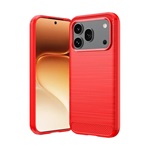 Honor 600 / 600 Pro GIGAPACK Szilikon telefonvédő ütésállóság, karbon minta, PIROS