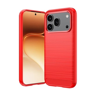 Honor 600 / 600 Pro GIGAPACK Szilikon telefonvédő ütésállóság, karbon minta, PIROS