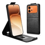 Honor 600 / 600 Pro GIGAPACK Tok álló, bőr hatású FLIP, mágnescsat, FEKETE