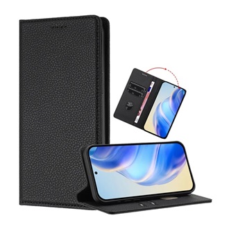 Honor 600 / 600 Pro GIGAPACK Tok álló, bőr hatású FLIP, prémium, FEKETE