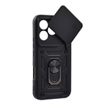 Honor 600 Lite GIGAPACK Defender szilikon telefonvédő ütésállóság, kameravédő, FEKETE