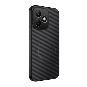 Honor 600 Lite GIGAPACK Szilikon telefonvédő műanyag hátlap, mágneses, FEKETE