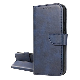 Honor 600 Lite GIGAPACK Tok álló, bőr hatású FLIP, prémium, SÖTÉTKÉK