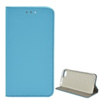 Honor 7S Gigapack Tok álló, bőr hatású FLIP, rombusz, VILÁGOSKÉK