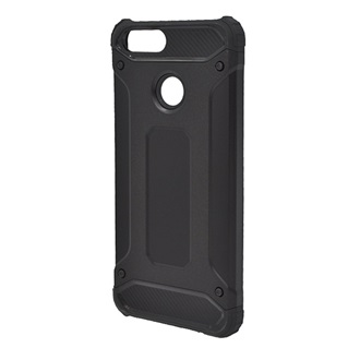 Honor 7X (2017) Gigapack Defender szilikon telefonvédő ütésállóság, fémhatás, FEKETE