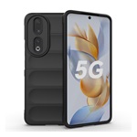 Honor 90 5G Gigapack szilikon telefonvédő ütésállóság, 3D, FEKETE
