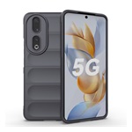 Honor 90 5G Gigapack szilikon telefonvédő ütésállóság, 3D, SÖTÉTSZÜRKE
