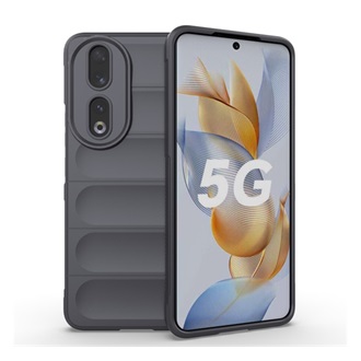 Honor 90 5G Gigapack szilikon telefonvédő ütésállóság, 3D, SÖTÉTSZÜRKE
