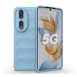 Honor 90 5G Gigapack szilikon telefonvédő ütésállóság, 3D, VILÁGOSKÉK