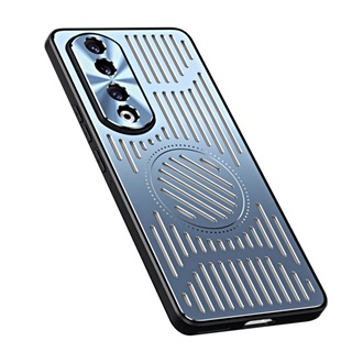 Honor 90 5G Gigapack szilikon telefonvédő ütésállóság, csíkos, VILÁGOSKÉK