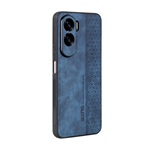 Honor 90 Lite 5G Gigapack szilikon telefonvédő bőr hatású hátlap, prémium, SÖTÉTKÉK