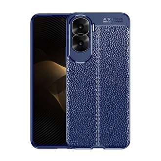 Honor 90 Lite 5G Gigapack szilikon telefonvédő ütésállóság, varrás minta, SÖTÉTKÉK