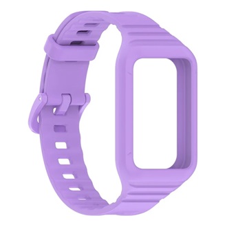 Honor Band 10 / Band 9 GIGAPACK Pótszíj egyedi méret, ütésállóság + szilikon keret, LILA