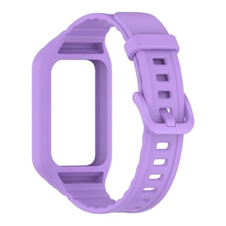 Honor Band 10 / Band 9 GIGAPACK Pótszíj egyedi méret, ütésállóság + szilikon keret, LILA