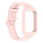 Honor Band 10 / Band 9 GIGAPACK Pótszíj egyedi méret, ütésállóság + szilikon keret, RÓZSASZÍN