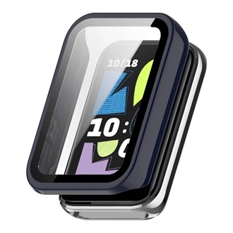 Honor Band 10 GIGAPACK Műanyag keret BUMPER, ütésállóság + kijelzővédő üveg, SÖTÉTKÉK