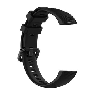 Honor Band 4 Gigapack pótszíj egyedi méret, szilikon, FEKETE