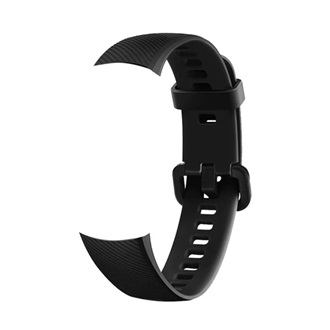 Honor Band 5 GIGAPACK Pótszíj egyedi méret, csíkos, FEKETE