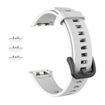 Honor Band 6 Gigapack pótszíj egyedi méret, szilikon, FEHÉR