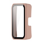 Honor Band 7 Gigapack Műanyag keret ütésálló + kijelzővédő üveg RÓZSASZÍN