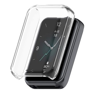 Honor Band 9 GIGAPACK Szilikon keret BUMPER, ütésálló, ÁTLÁTSZÓ