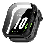 Honor Choice InfoWear Watch 2i GIGAPACK Műanyag keret BUMPER, ütésállóság + kijelzővédő üveg, FEKETE