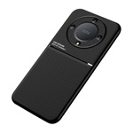 Honor Magic5 Lite 5G Gigapack Szilikon telefonvédő ütésállóság, csíkos, FEKETE