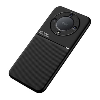 Honor Magic5 Lite 5G Gigapack Szilikon telefonvédő ütésállóság, csíkos, FEKETE