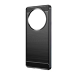 Honor Magic5 Lite 5G Gigapack szilikon telefonvédő ütésállóság, karbon minta, FEKETE