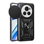 Honor Magic6 Pro 5G Gigapack Defender szilikon telefonvédő ütésállóság, kameravédő, FEKETE