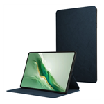 Honor MagicPad 2 GIGAPACK Tok álló, bőr hatású FLIP, asztali tartó, SÖTÉTKÉK