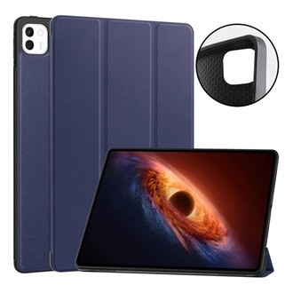 Honor MagicPad 4 GIGAPACK Tok álló, bőr hatású aktív FLIP, asztali tartó, SÖTÉTKÉK