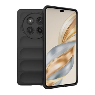 Honor Magic 7 Lite GIGAPACK Szilikon telefonvédő ütésállóság, 3D, FEKETE