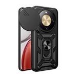 Honor Magic 8 Lite GIGAPACK Defender szilikon telefonvédő ütésállóság, kameravédő, FEKETE