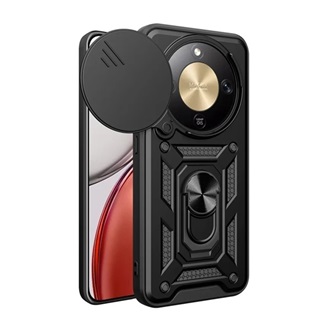 Honor Magic 8 Lite GIGAPACK Defender szilikon telefonvédő ütésállóság, kameravédő, FEKETE