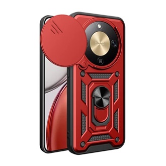 Honor Magic 8 Lite GIGAPACK Defender szilikon telefonvédő ütésállóság, kameravédő, PIROS