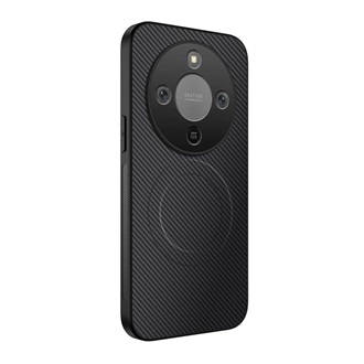 Honor Magic 8 Lite GIGAPACK Szilikon telefonvédő műanyag hátlap, mágneses, FEKETE