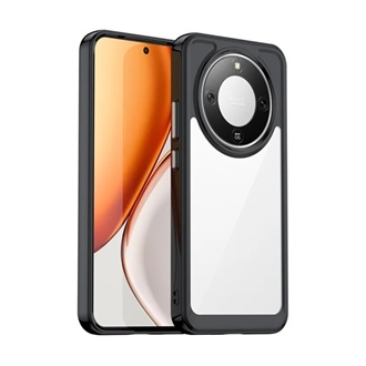 Honor Magic 8 Lite GIGAPACK Szilikon telefonvédő ütésállóság, átlátszó hátlap, FEKETE