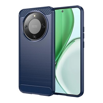 Honor Magic 8 Lite GIGAPACK Szilikon telefonvédő ütésállóság, karbon minta, SÖTÉTKÉK