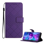 Honor Magic 8 Lite GIGAPACK Tok álló, bőr hatású FLIP, prémium, LILA