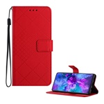 Honor Magic 8 Lite GIGAPACK Tok álló, bőr hatású FLIP, prémium, PIROS