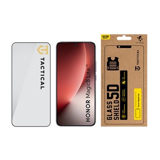 Honor Magic 8 Lite TACTICAL GLASS SHIELD 5D képernyővédő üveg 5D, 9H, FEKETE