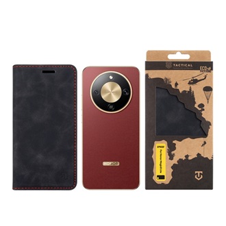 Honor Magic 8 Lite TACTICAL XPROOF tok álló, bőr hatású FLIP, prémium, FEKETE