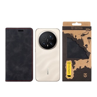 Honor Magic 8 Pro TACTICAL XPROOF tok álló, bőr hatású FLIP, prémium, FEKETE