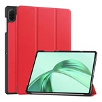 Honor Pad X8a GIGAPACK Tok álló, bőr hatású aktív FLIP, asztali tartó, PIROS