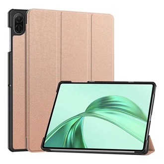 Honor Pad X8a GIGAPACK Tok álló, bőr hatású aktív FLIP, asztali tartó, ROZÉARANY