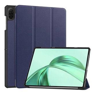 Honor Pad X8a GIGAPACK Tok álló, bőr hatású aktív FLIP, asztali tartó, SÖTÉTKÉK