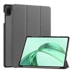 Honor Pad X8a GIGAPACK Tok álló, bőr hatású aktív FLIP, asztali tartó, SÖTÉTSZÜRKE