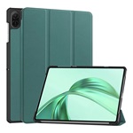 Honor Pad X8a GIGAPACK Tok álló, bőr hatású aktív FLIP, asztali tartó, SÖTÉTZÖLD