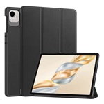 Honor Pad X9a GIGAPACK Tok álló, bőr hatású aktív FLIP, asztali tartó, FEKETE